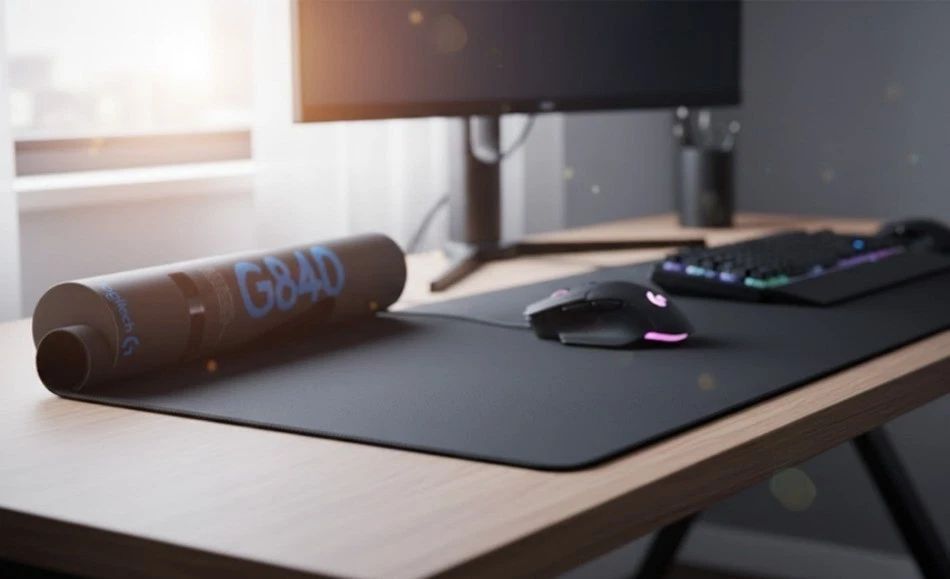 Logitech G840 XL Gaming Mouse Pad Large Extended Desk Mat – NIB c Logitech G840 XL Gaming Mouse Pad Large Extended Desk Mat – NIB c