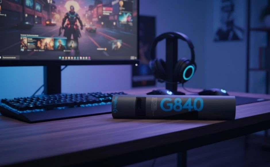Logitech G840 XL Gaming Mouse Pad Large Extended Desk Mat – NIB d Logitech G840 XL Gaming Mouse Pad Large Extended Desk Mat – NIB d